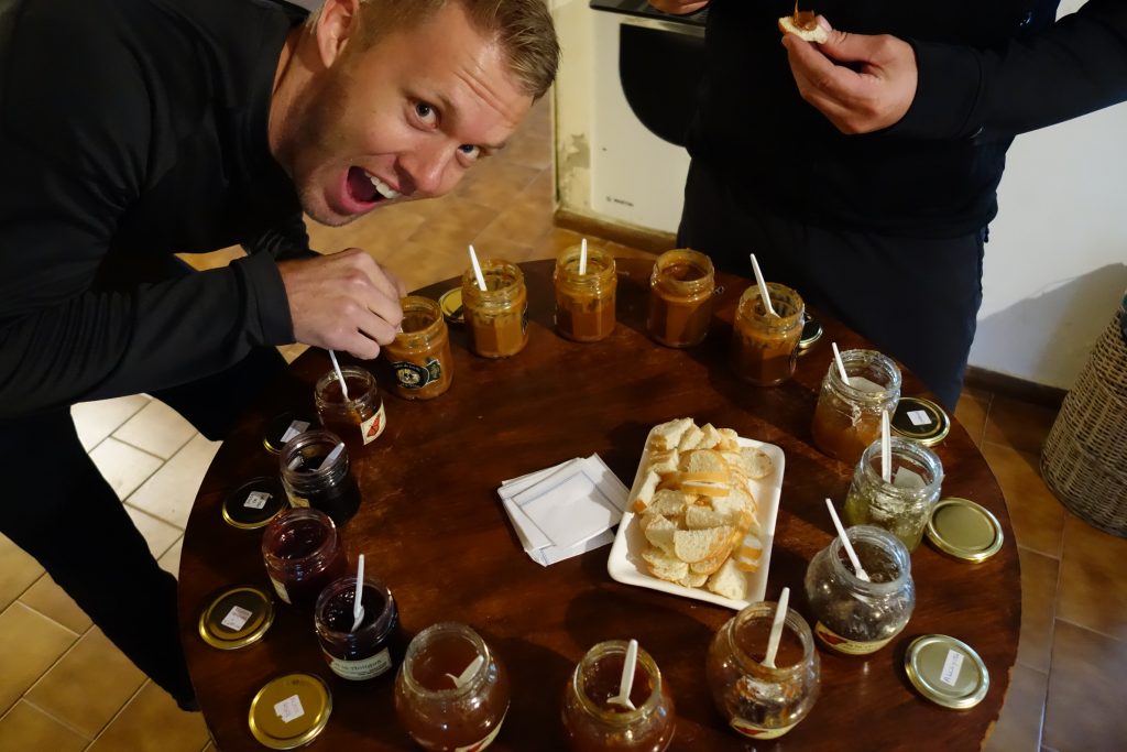 Trav's happy place - sweets tasting at A la Antigua