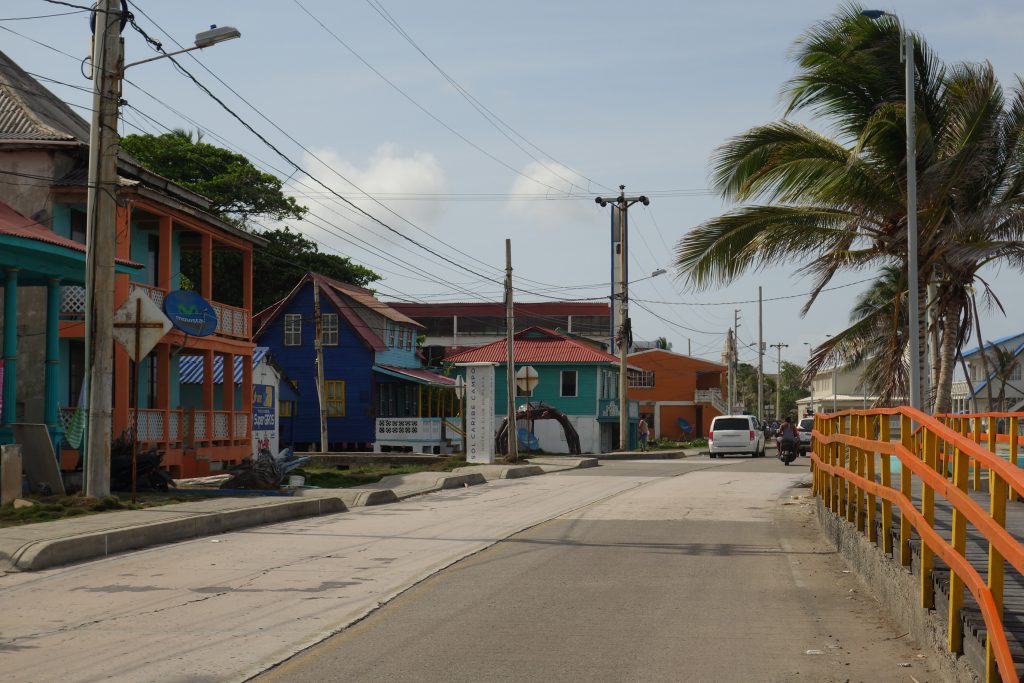 Small island street