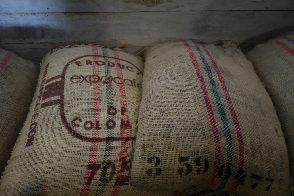 Straight up organic Colombian coffee